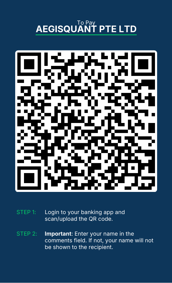 AegisQuant Singapore PayNow QR code